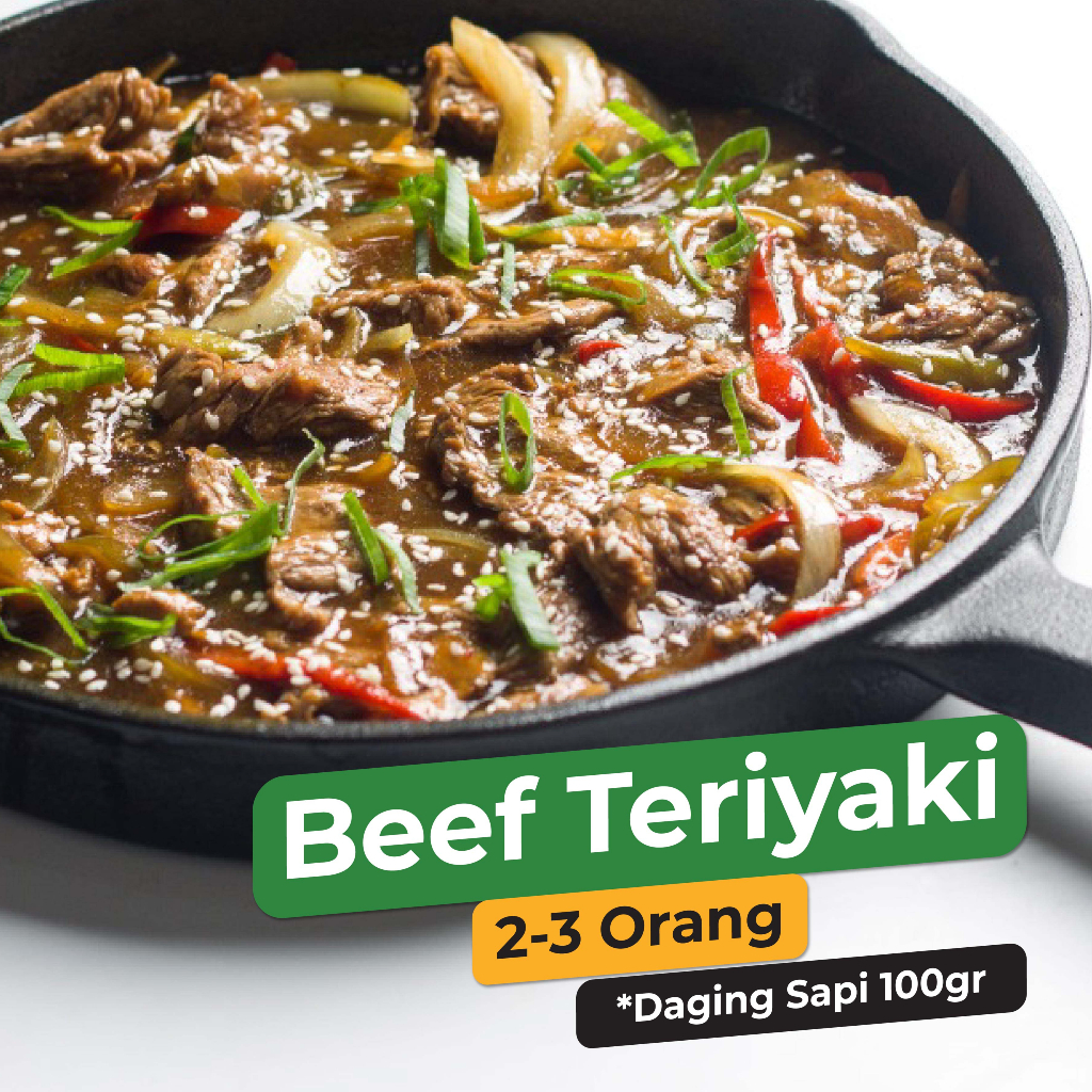 

Beef Teriyaki - Paket Siap Masak (2-3 Orang)