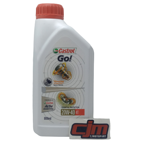 OLI CASTROL GO 4TAK 20W-40 800ML BERKUALITAS