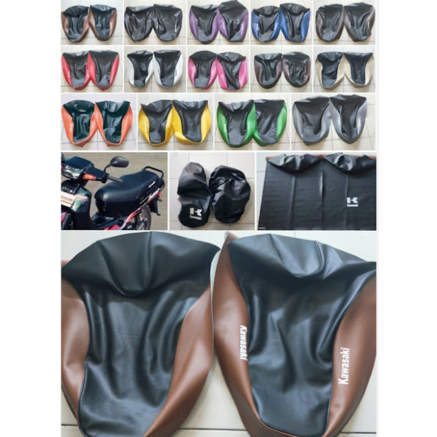Kulit Jok KAWASAKI KAZE/ Bungkus Jok Motor Kawasaki Kaze R
