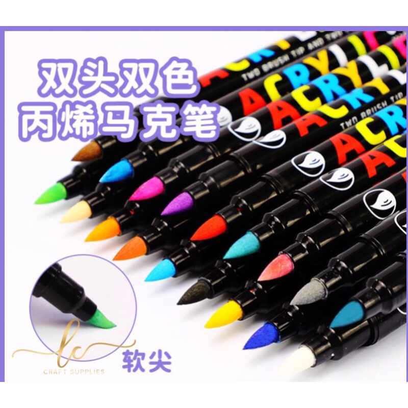 

DUAL TIP MARKER BRUSH / SPIDOL JOURNAL / SPIDOL DUAL TIP BRUSH MARKER GUANGNA 36 WARNA / 60 WARNA BOLAK BALIK