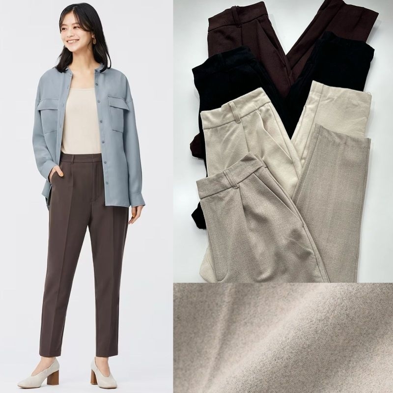 Unq basic city trousers pants  // Unq basic flare pants (No Kancing)