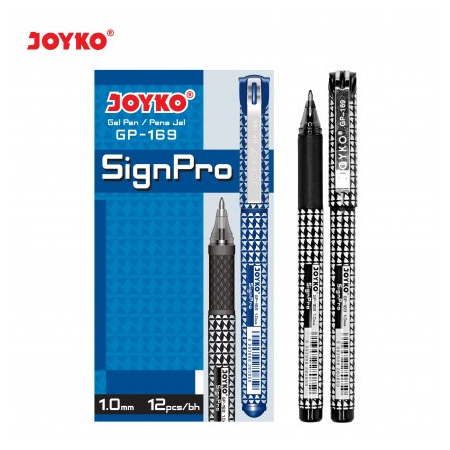 

Joyko Gel Pen GP-169 (Sign Pro) Hitam / Biru ( IRRA STORE )