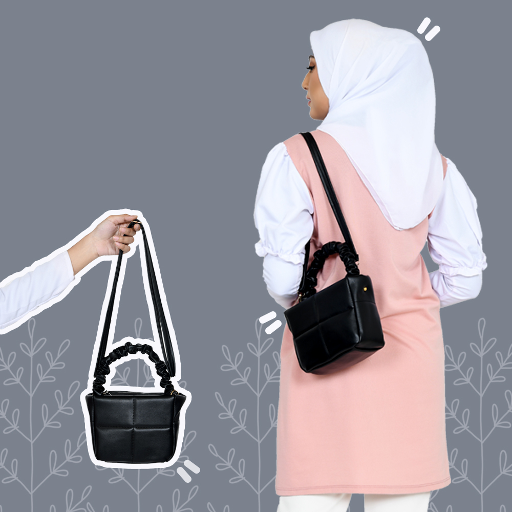 Tas wanita tas selempang kotak tas wanita tas selempang import batam/Tas kotak wanita/Tas kotak hita