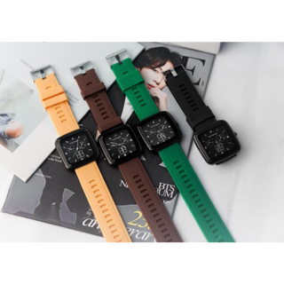 PA Jam Tangan Pria Wanita Sport Chrono  Korea Fashion Quartz Silikon Rubber Analog Watch RM081