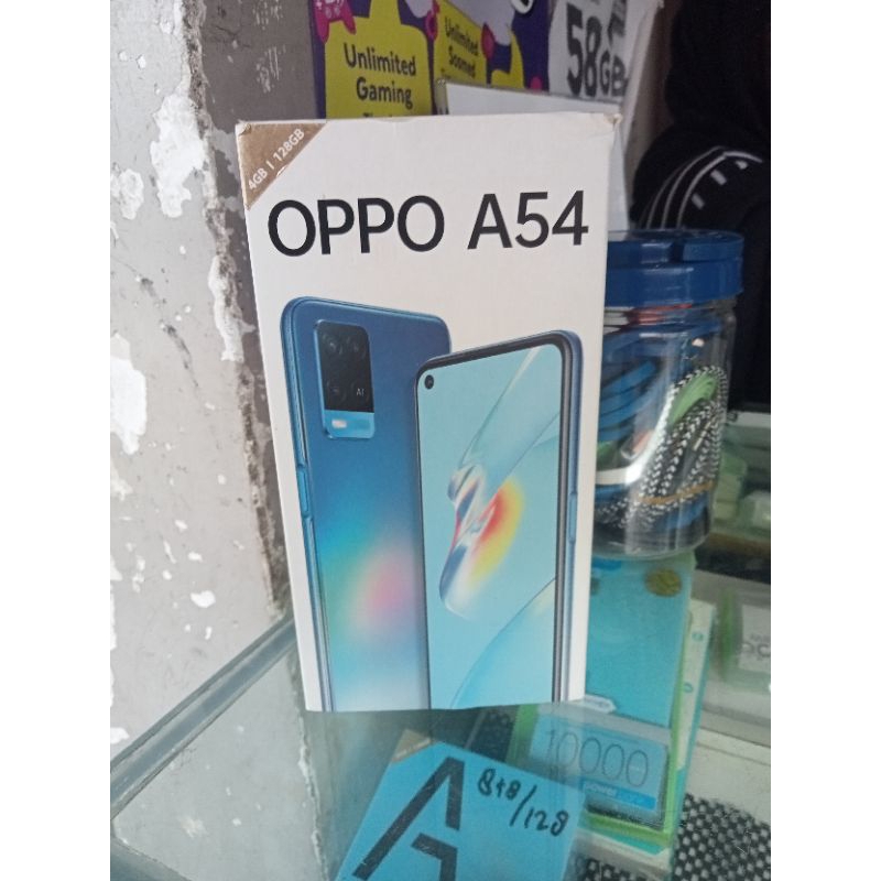 Oppo A54 ram 4/128 garansi resmi