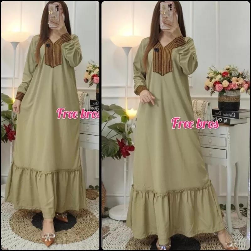 Gamis Sultan Voxy // Gamis Renda // Gamis Voxy premium