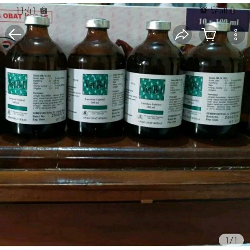 vit b1 inj vitamin b1 100 ml duta kaisar