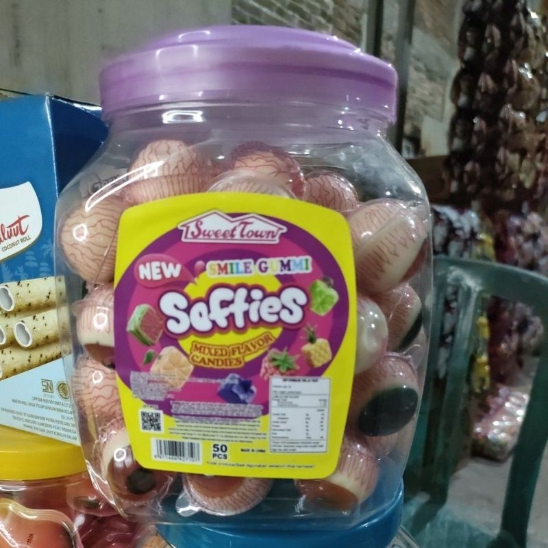 Permen Lunak Softies Karakter Bola Mata isi 50