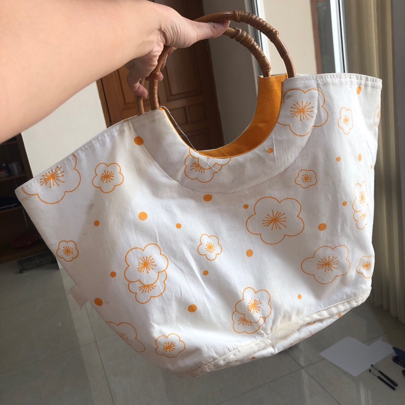 tote bag/tas jinjing/tas wanita model Jepang/Clarins original Paris