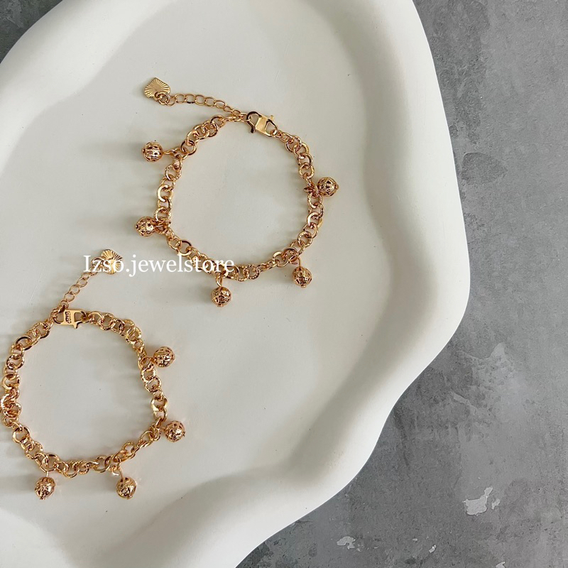 Izso Gelang Liliane Gelang Tangan Anti Karat Ukuran Mini