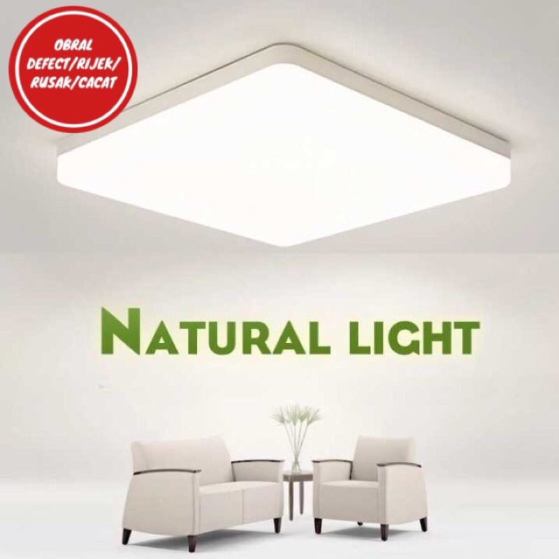 [OBRAL RIJEK] Lampu Plafon LED Ceiling Light 18W 30x5 cm Natural White - MA18