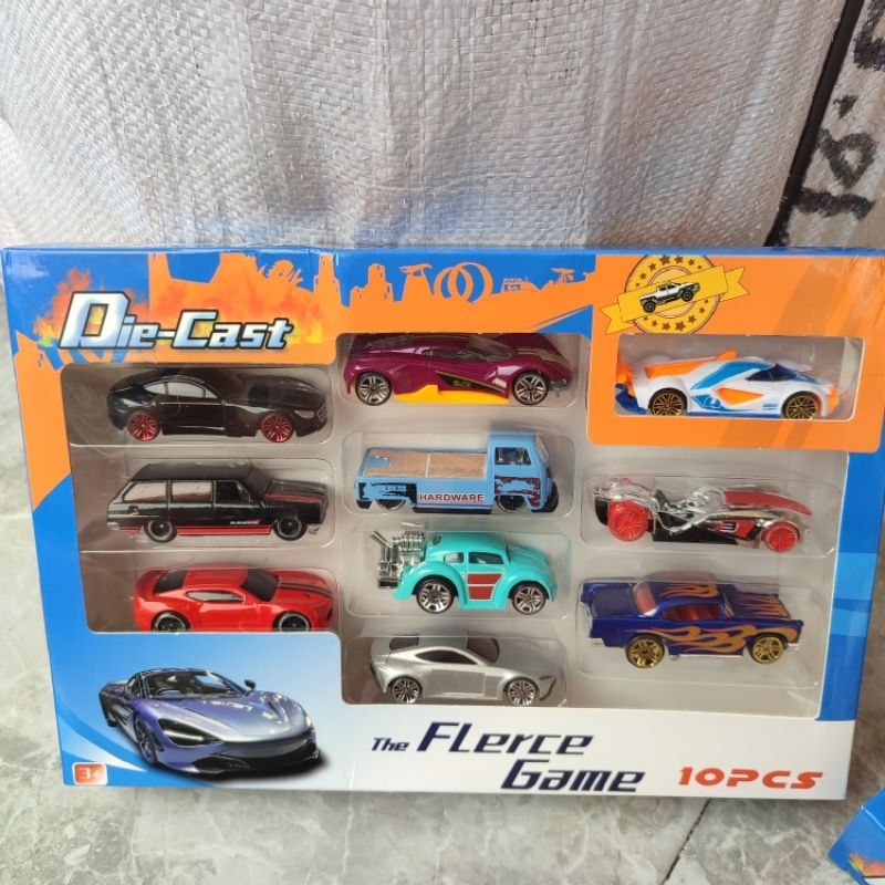 Mianan diecast mobil sport isi 10 pcs