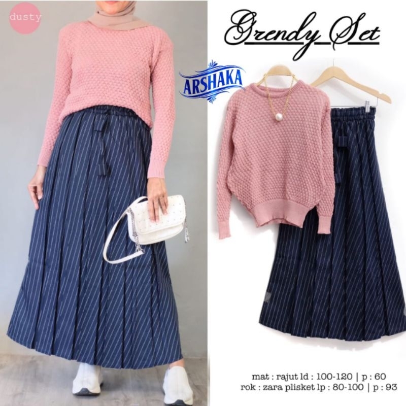 GRENDY setelan wanita fashion solo recommended high quality