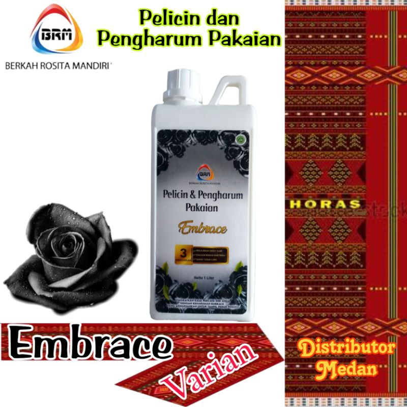 PROMO Pewangi Pakaian Mawar: BRM Khusus Sumut : Varian Embrace / Hitam: Kemasan Jerigen 1 Liter