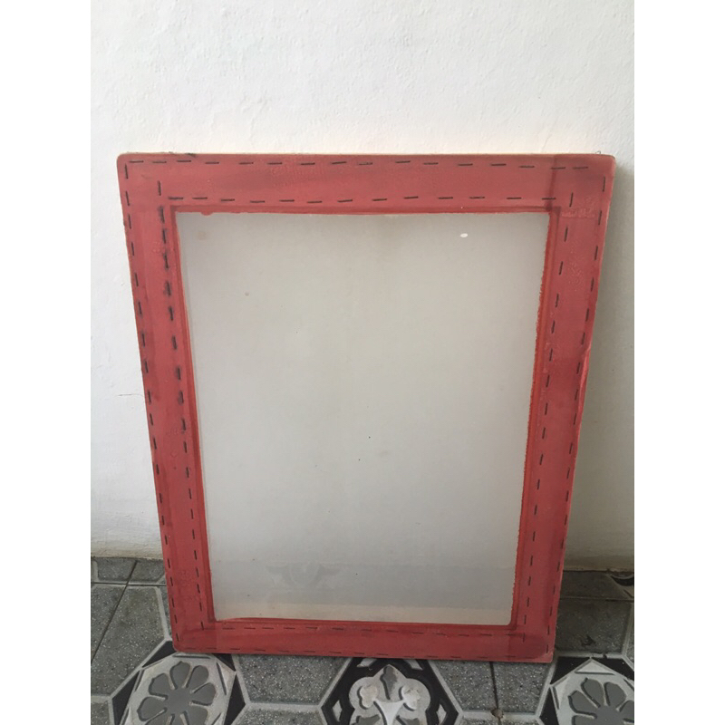 Screen sablon bingkai kayu 40x30
