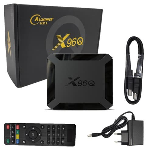 Android Tv Box X96Q 2GB+16GB Allwinner H313 Quad Core 4K 2.4G Wifi