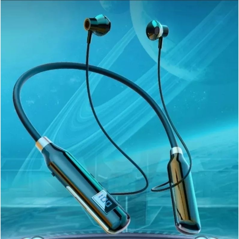 Headset Bluetooth Sport TW25 Wireless Stereo Gantung Leher Dengan Mikrofon - Hi Fi Sound Bass Noise Reduction