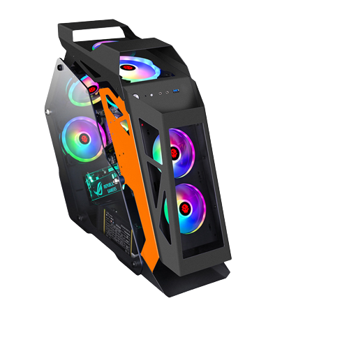 CASING GAMING ROBOT MAXUSS BLACKPANTHER ATX/MATX INCLUDE FAN 6