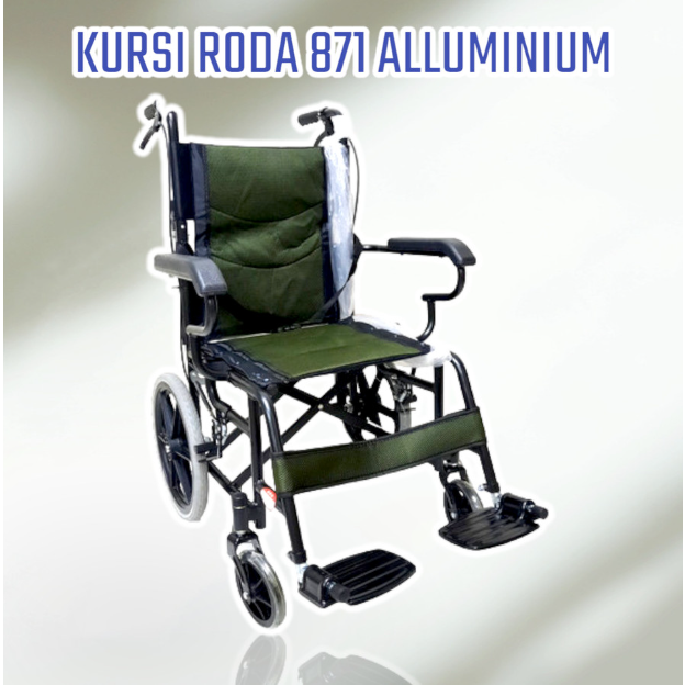 Sella Kursi Roda Lipat Traveling Type KY 871 LB Aluminium Wheelchair