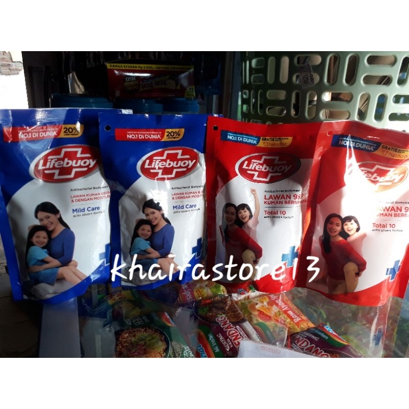 lifebuoy sabun mandi cair 250ml