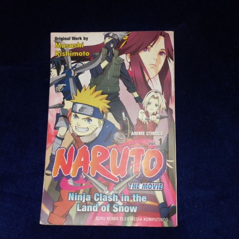 Preloved Komik Original - Naruto Vol.1 : Ninja Clash in the Land of Snow
