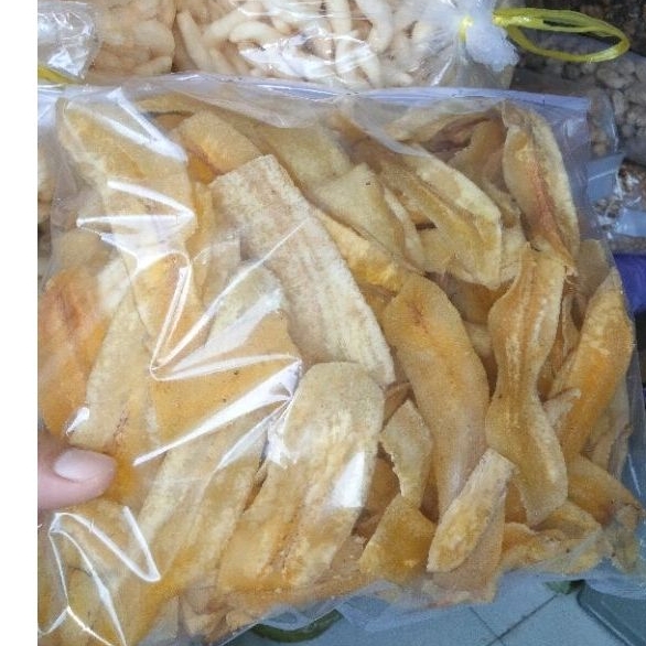 

Kripik pisang Asin Gurih 250gram