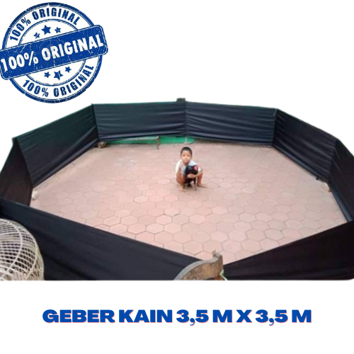 Geber kain 3,5 m x 3,5 m - arena sabung ayam big size