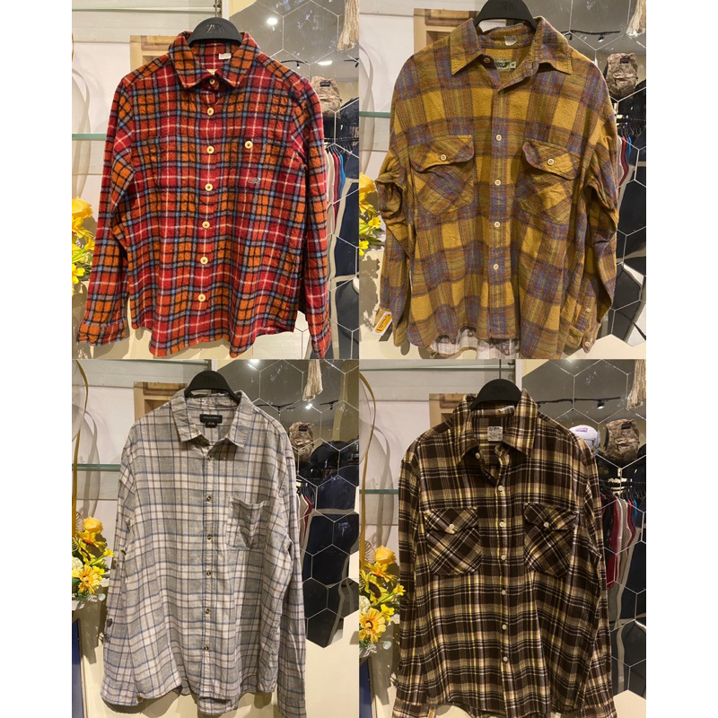 Kemeja Flanel / Flanel veterano / Flanel uniql* / kemeja vintage