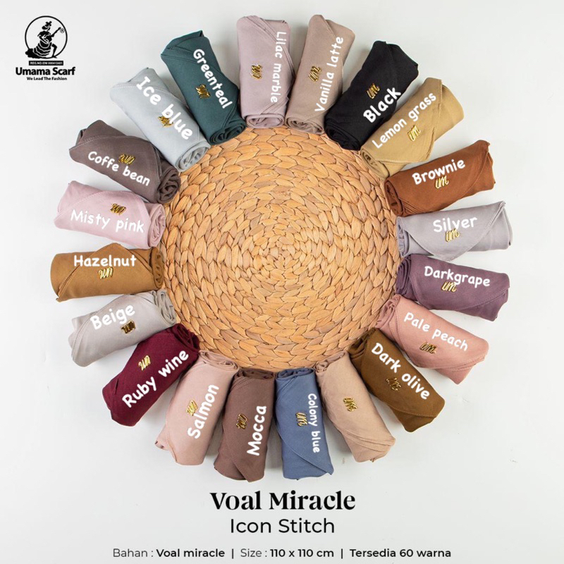 SEGIEMPAT VOAL MIRACLE PLAIN ICON STITCH