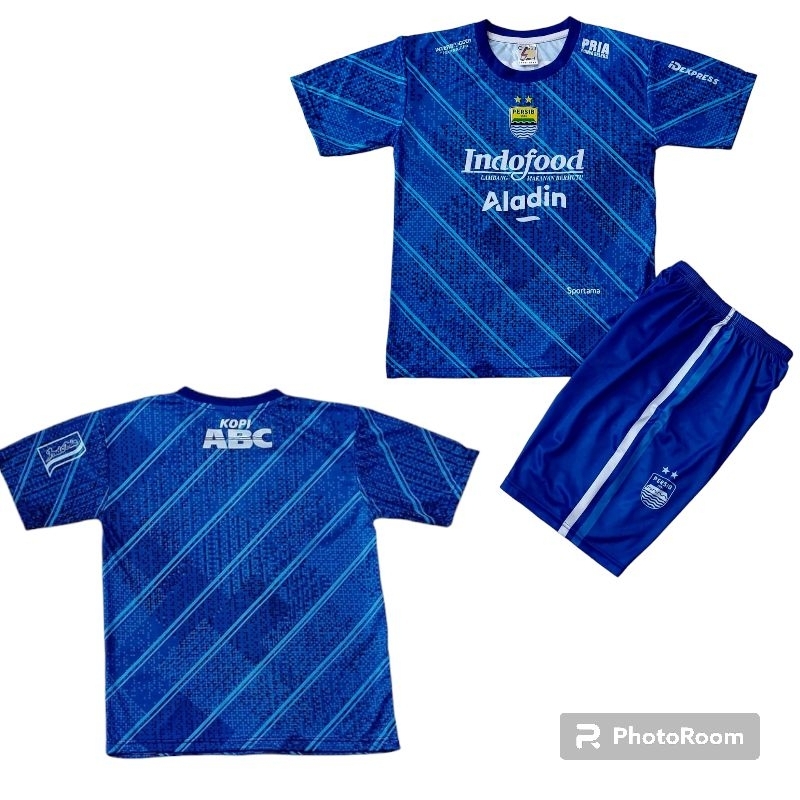 SETELAN JERSEY PERSIB BANDUNG HOME 2023/2024 BAJU BOLA ANAK PERSIB BANDUNG UMUR 5-12THN/BAJU BOLA PERSIB BANDUNG