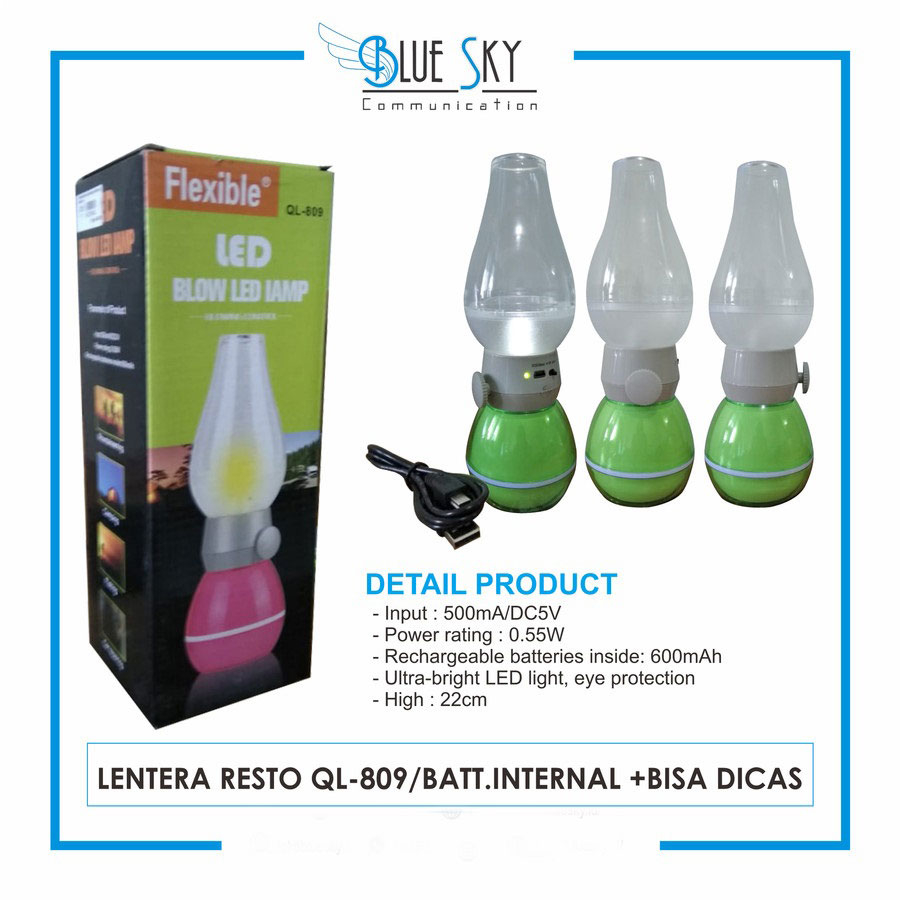 LENTERA RESTO QL-809 / LAMPU EMERGENCY / LAMPU TENDA