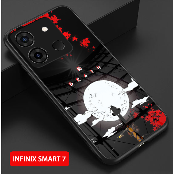 Softcase Glass Kaca [SF89] INFINIX SMART 7 Terbaru Casing Handphone-Pelindung Handphone-Aksesoris Handphone