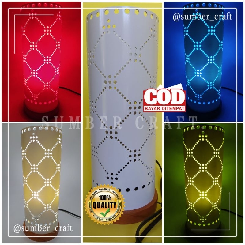 Lampu hias kamar tidur unik dari paralon