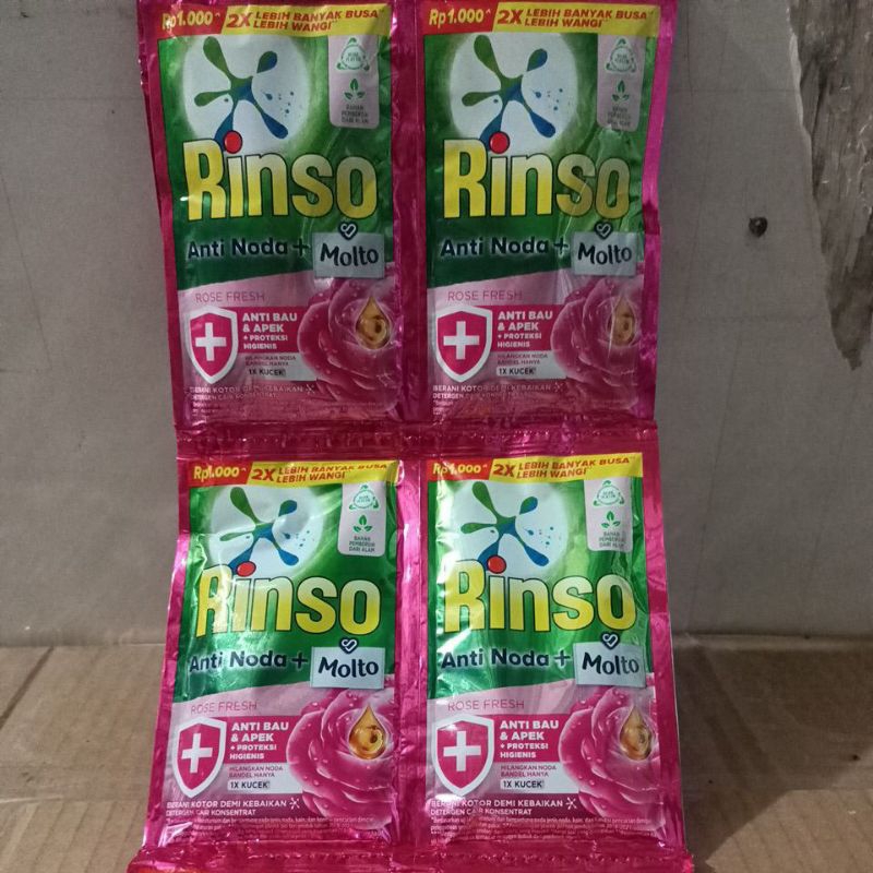 Rinso Cair Saset 38ML[1Renceng isi 12]