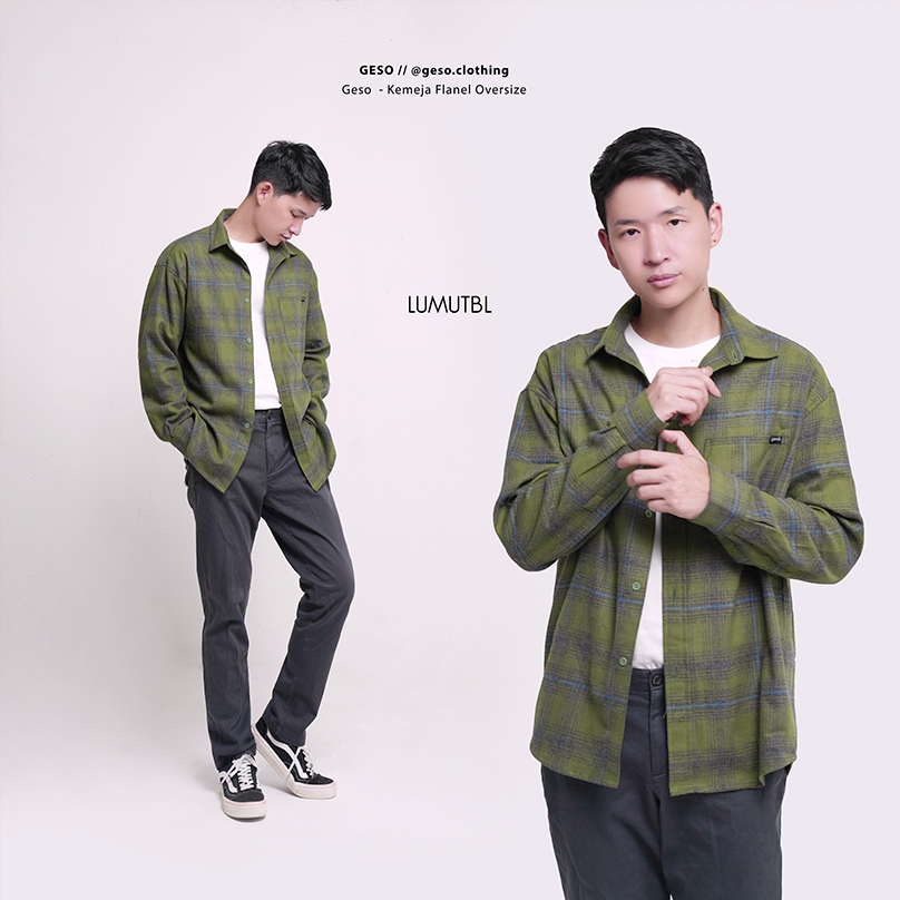 Geso - Kemeja Flanel Oversize