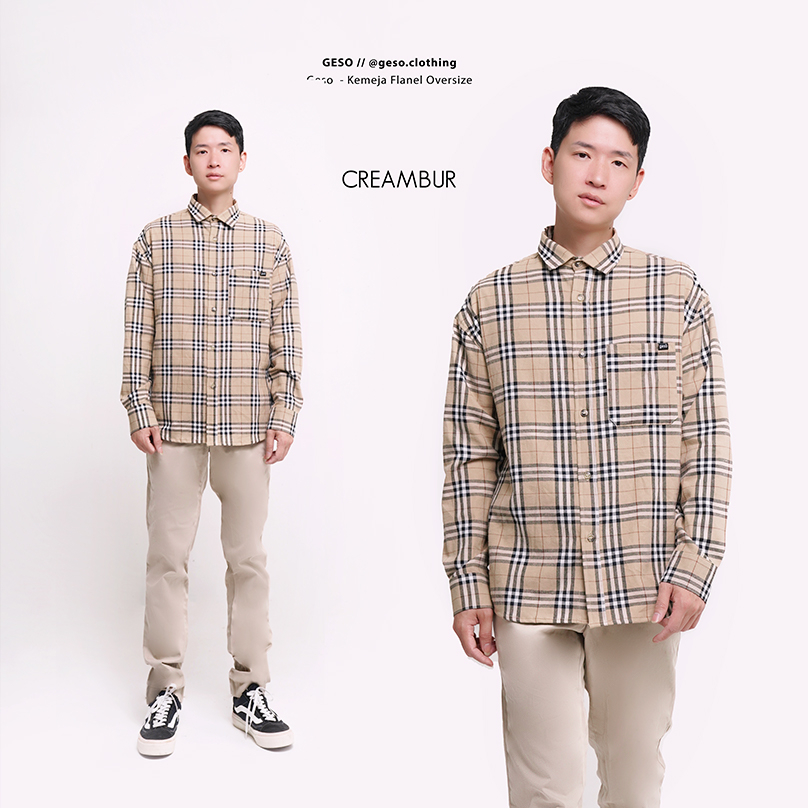 Geso - Kemeja Flanel Oversize