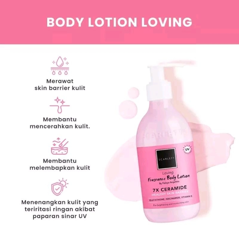 SCARLETT Whitening Body Lotion Loving 200 ml