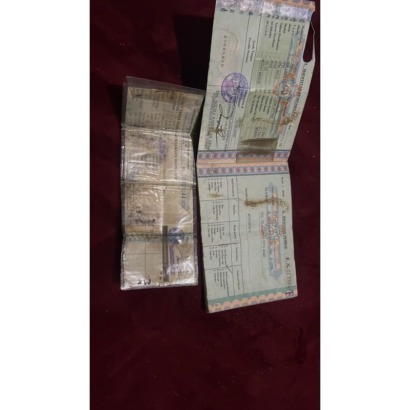 dokumen.Jupiter MX 135 tahun 2008 plat medan