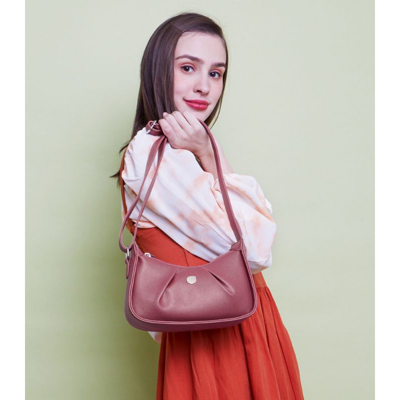 Tas Selempang Wanita Murah Mewah Edonia Purple Original Brun Brun Paris Promo Terbaru Awet Fashion C