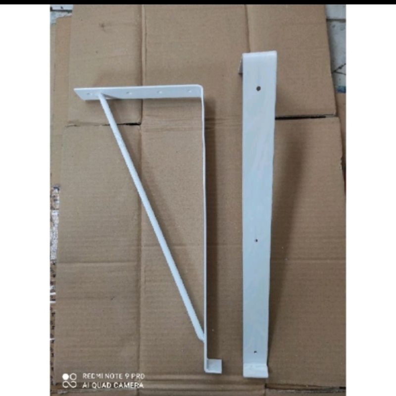 besi siku rak dinding rak ambalan besi 20x50cm