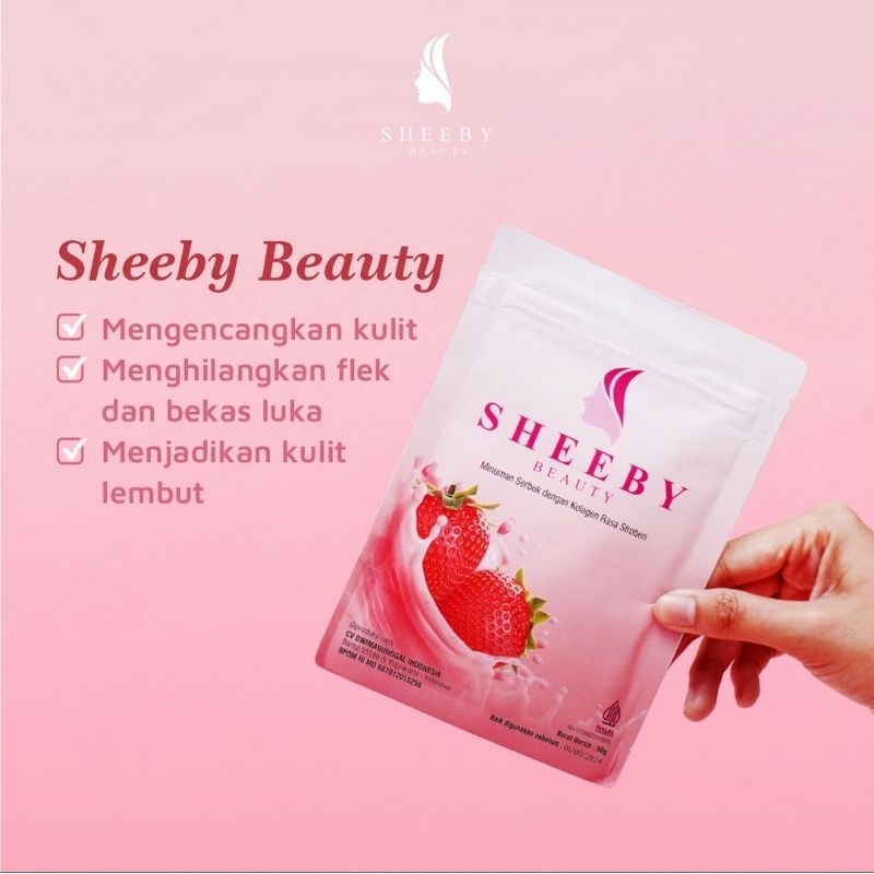 

SHEEBY BEAUTY COLLAGEN DRINK STRAWBERRY / MINUMAN KOLAGEN SUPLEMEN PEMUTIH BADAN BPOM