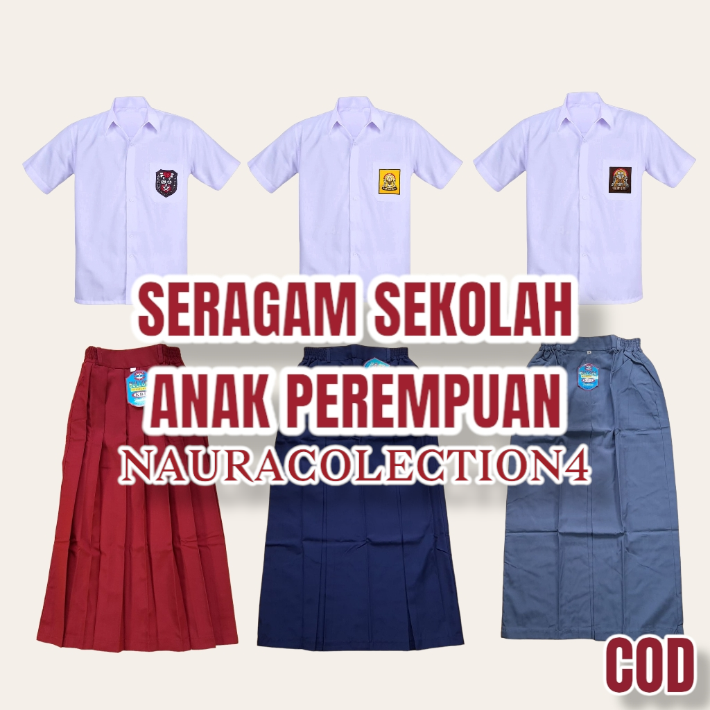 SERAGAM SEKOLAH ANAK / SERAGAM SD / SERAGAM SEKOLAH DASAR LENGKAP / BAJU ANAK SEKOLAH DASAR / CELANA DAN ROK ANAK SEKOLAH DASAR / BAJU SERAGAM SD MURAH / BAJU SERAGAM SEKOLAH ANAK