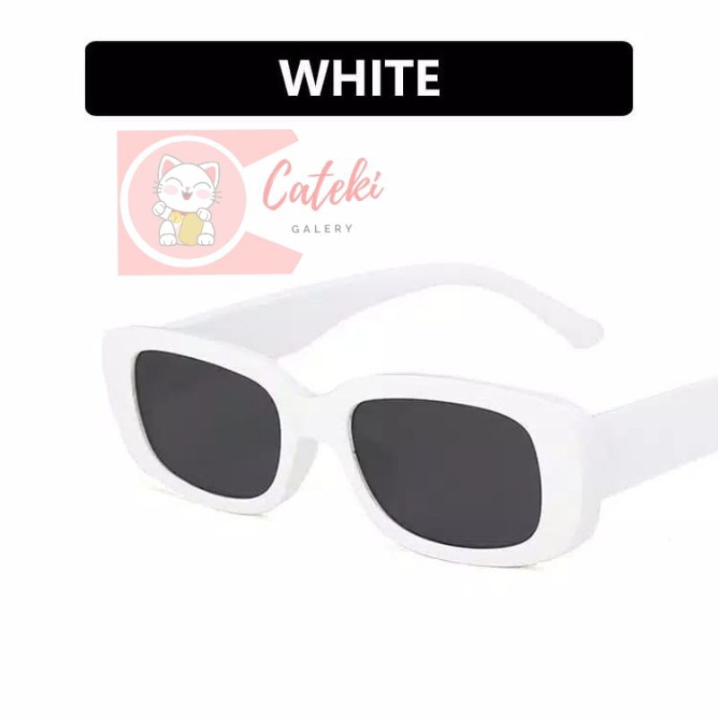 [CTK] PROMO Aksesoris Kacamata Fashion Pria/Wanita Sunglasses Korean INS Fashion SUNGLASSES TRENDY ANTI UV RADIATION / KACAMATA FRAME PERSEGI RETRO VINTAGE RINGAN