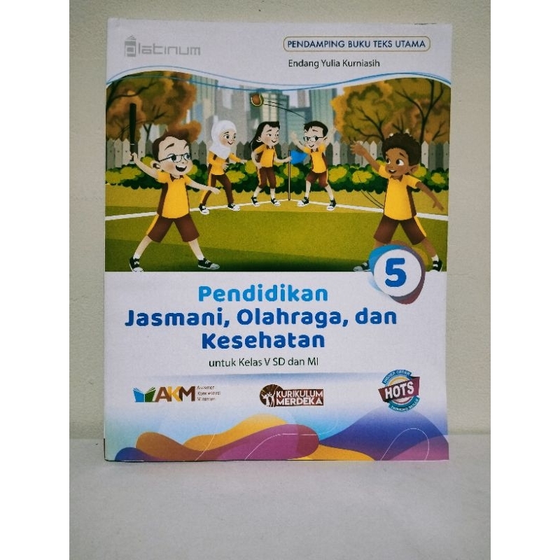 Buku PJOK SD 5 KSP (kurikulum merdeka) Tiga serangkai