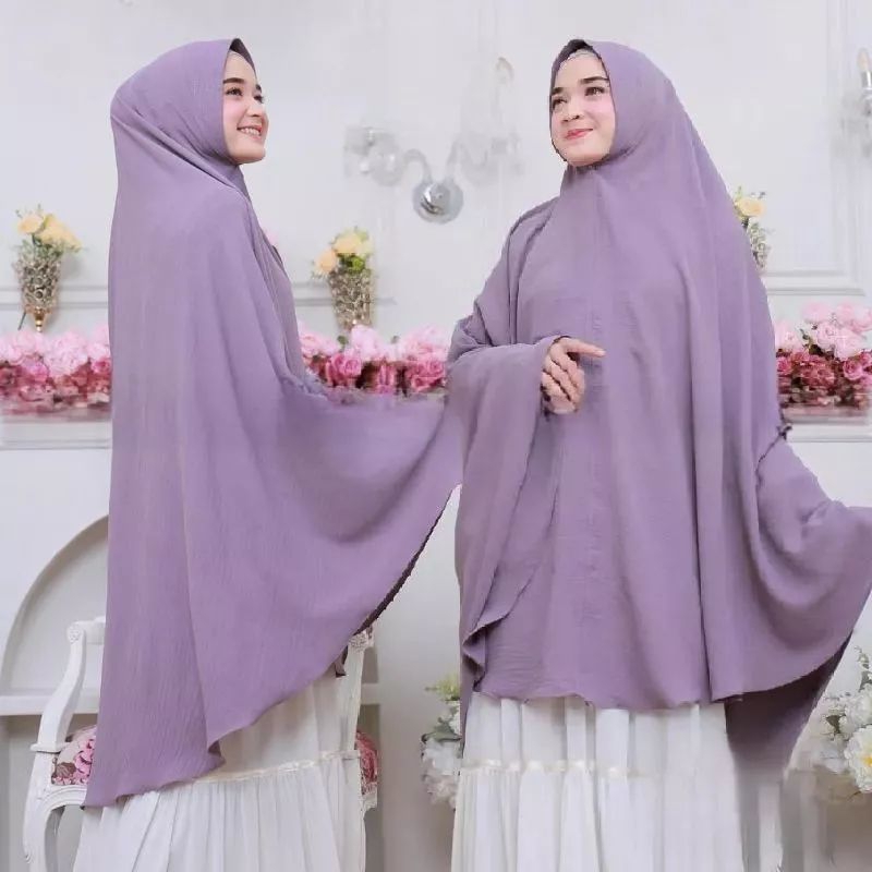 HIJAB KHIMAR SYAR'I PET JUMBO CRINKLE XXXL