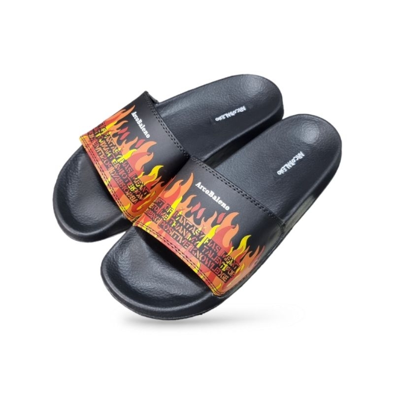 Sandal selop pria sandal slip on sendal slop sendal Distro slip on