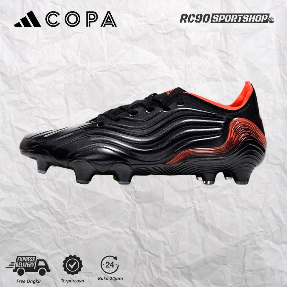 Sepatu Bola Adidas Copa Sense.1 Black Red FG