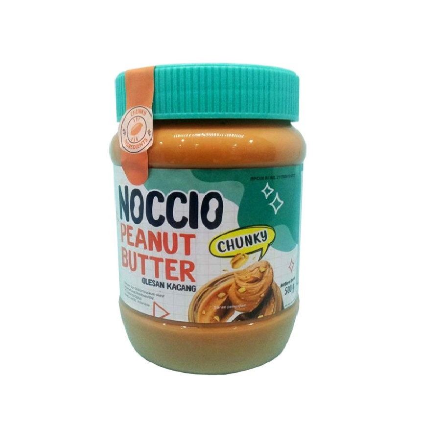 

selai kacang peanut butter noccio chunky 500