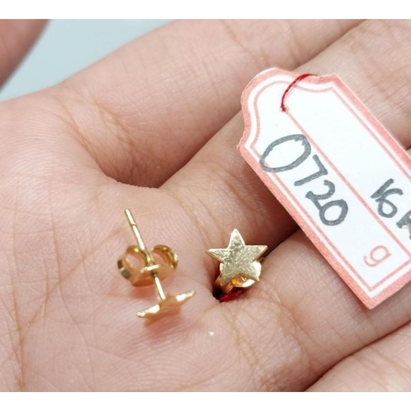 Anting emas 70 bintang mini