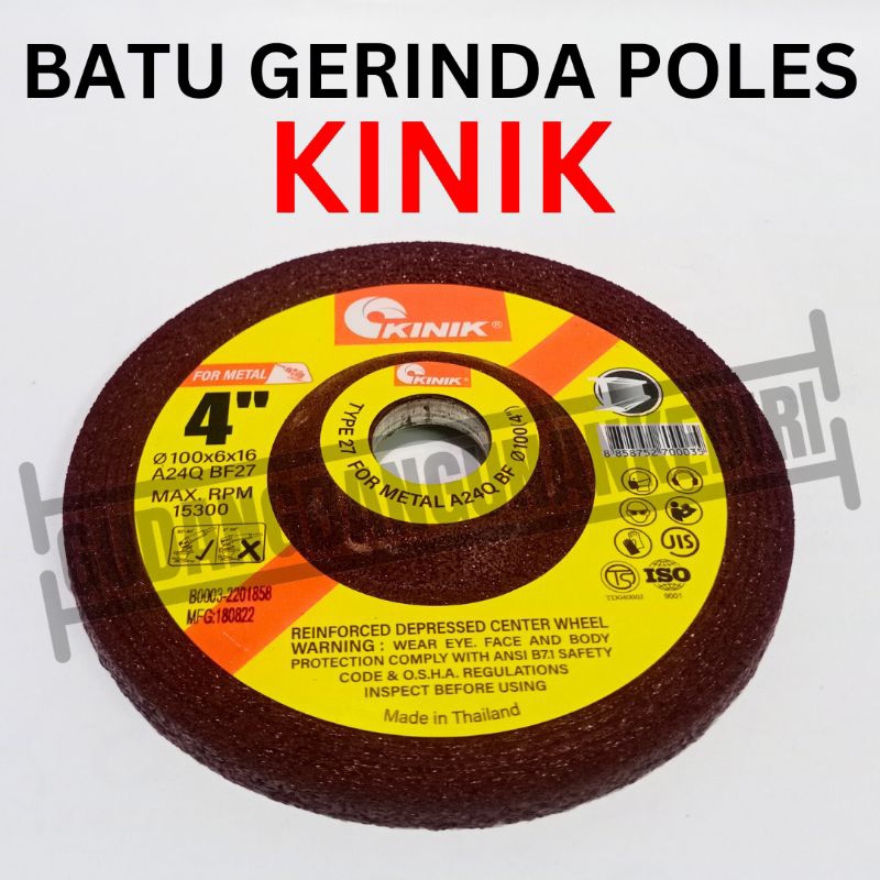 batu gerinda poles kinik 4&quot; inch Original